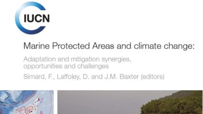 Screenshot of Marine Protected Areas and Climate Change report cover.